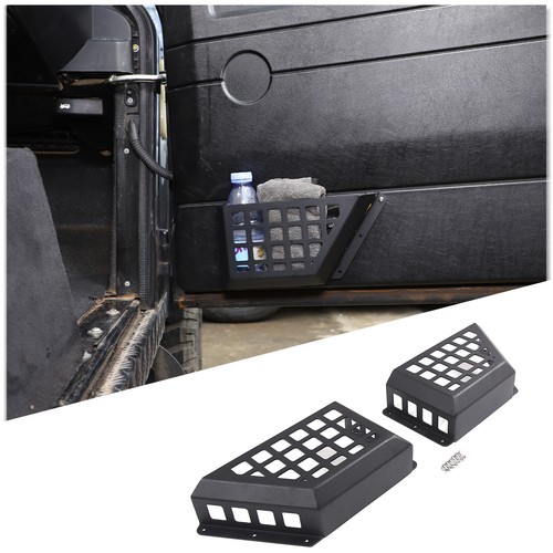 Rear side door - rear, storage