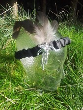 Flapper headdress1920s Women GreatGatsby Masquerade Party Headdress Earrings Set