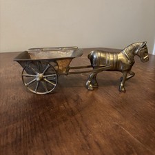 Vintage Solid Brass Horse