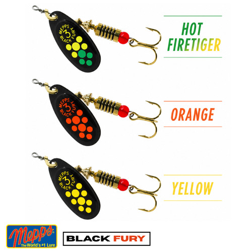 Mepps black fury spinner - mepps,
