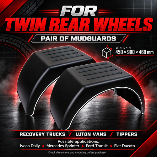Double wheel mudguards 15 - wheel, 14"