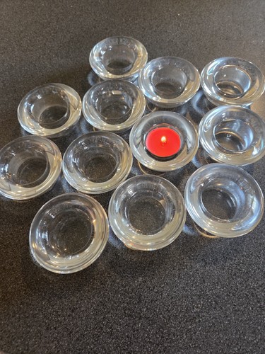 Heavy flat tea light - 14,