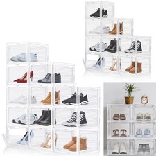 6/9/12x Hard Plastic Stackable