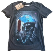 Amplified Biker Skull USA