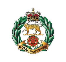 Royal Hampshire Regiment HAMPS (SK57) Waterproof Vinyl Stickers Decal Army