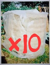 10 X 5FT HAY STRAW BIG BAG ROUND BALE COVER  PLASTIC WATERPROOF NETS TARPAULIN