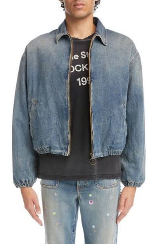 Acne studios denim bomber - studios,