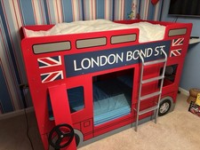 Child Julian Bowen London Bus Bunk Bed - USED/Good Condition (collection NN6) 