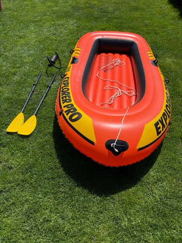 Inflatable boat intex explorer - inflatable,