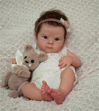 Zero pam Reborn Baby Dolls Silicone Full Body, 45CM Realistic Baby Doll, Anatom