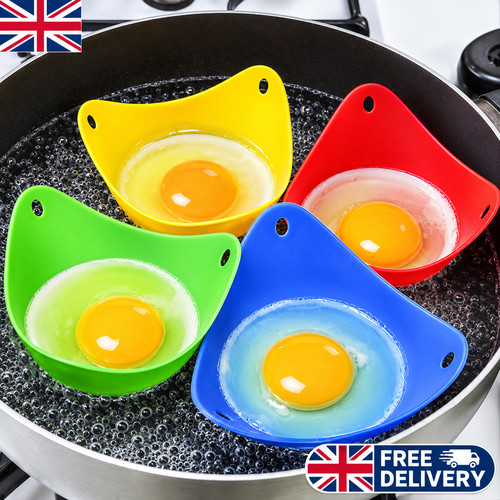 Silicone egg poacher - 4x,