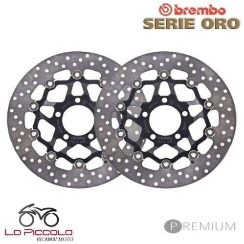 Pair front brake discs - of,