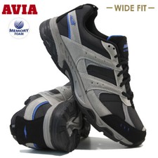 MENS CASUAL TRAINERS MEMORY FOAM HIKING WALKING RUNNING SPORTS GYM  SHOES SIZE