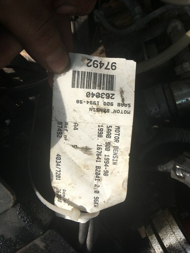 Saab 900 petrol engine - saab,