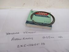 NOS YAMAHA YZ400 YZ400F GENUINE PISTON RINGS 0.25mm FIRST OVERSIZE  2X5-11601-10