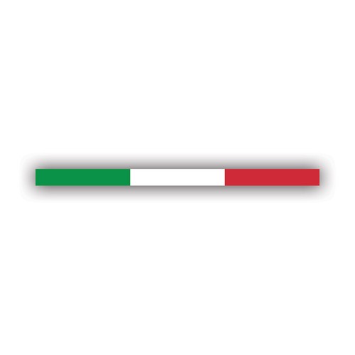 Thin italian flag stripe - thin,