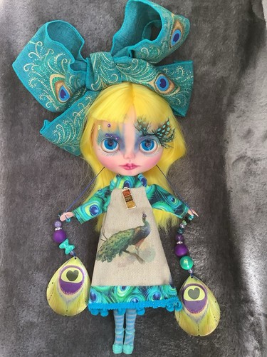 Custom ooak gorgeous peacock - custom,