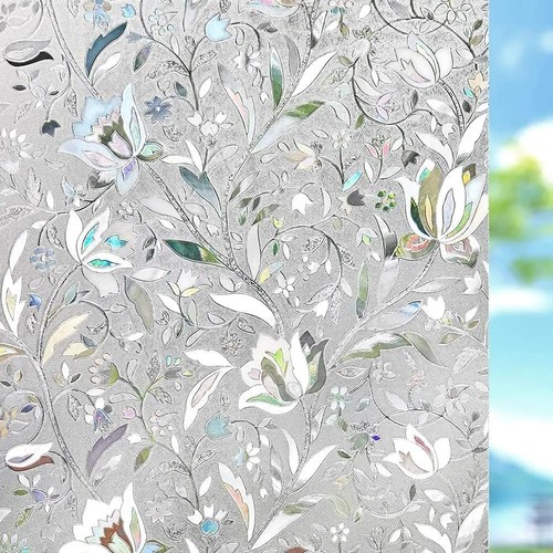 Rainbow frosted window - rainbow,
