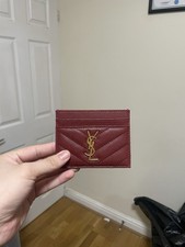 Saint Laurent YSL Leather Card