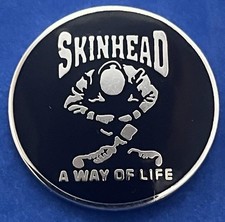 SKA REGGAE SKINHEAD BADGE - A
