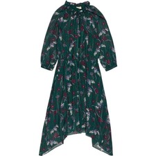 Hush Green Floral Asymmetric