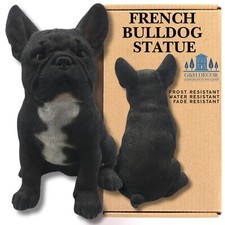 French bulldog statue - bulldog,