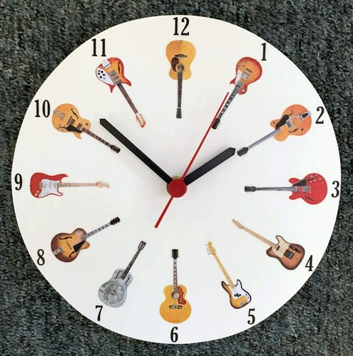 Guitar lover clock - lover's,