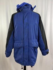 Eisenegger Skiing coat blue XL 46-48 in nylon polyester blue hooded