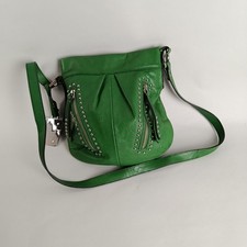 B Makowsky Shoulder Bag Green
