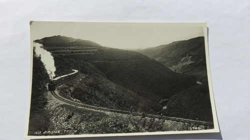 Railway postcard train at - postcard,,