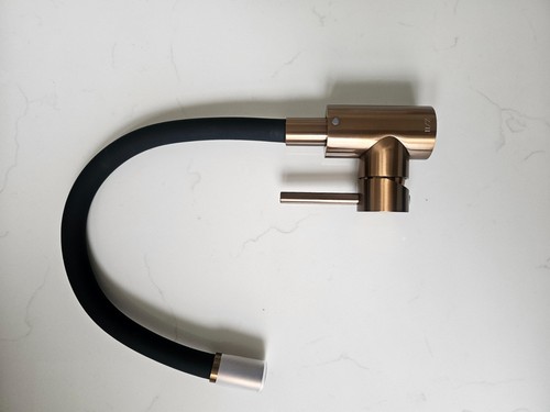 Kitchen mixer tap copper