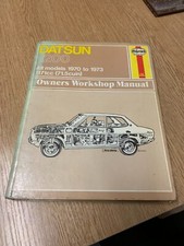 Datsun 1200 B110 Haynes Workshop Repair Manual Coupe Estate Saloon 1970-1973