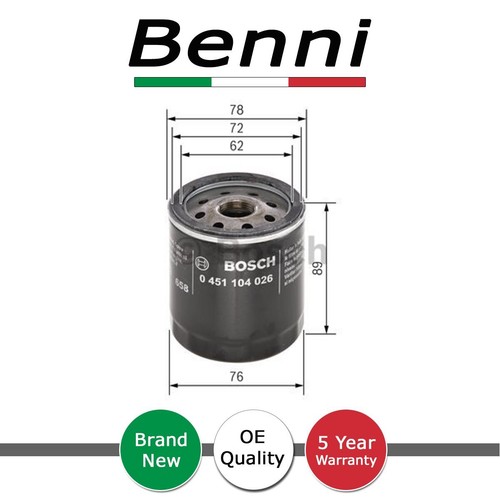 Oil filter benni fits - benni, 25