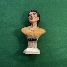 Rare Vintage Hand Painted and signed Resin Bust/Figurine Of Sir Cliff Richard