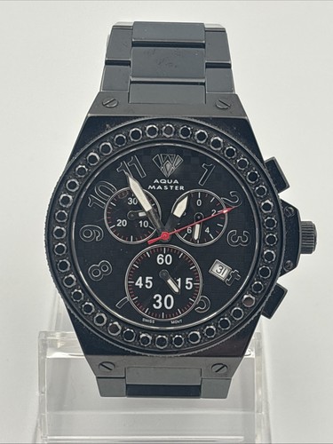 Aqua master black - black, diamond