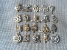 20 x British Army Cap badges