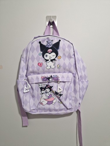 Purple harlequin mini backpack - harlequin,