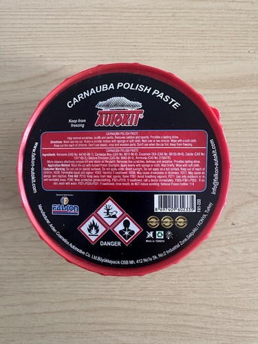 Autokit carnauba polish - carnauba, paste