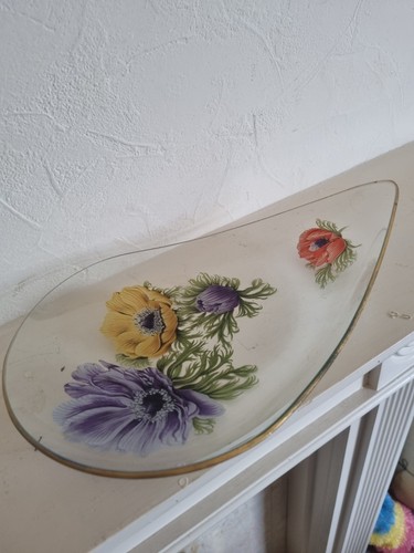 Vintage chance glass anemone - glass,