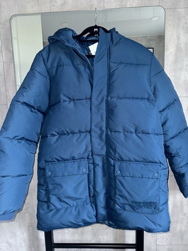Blue stormwear puffa - stormwear, coat