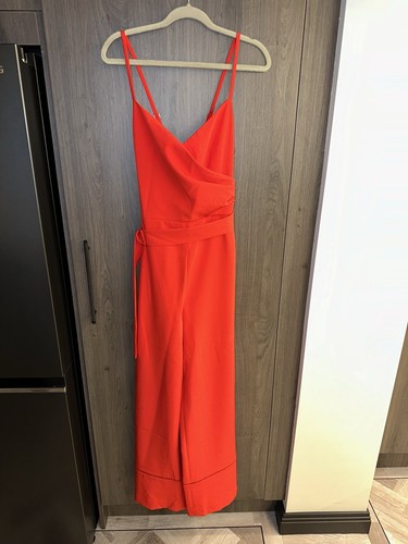 Ted baker red strappy jumpsuit - baker,