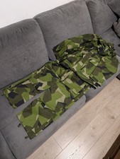 Original Swedish Army Surplus Camouflage Jacket and Pants New Unissued
