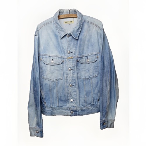Replay men denim jacket xl - men's,