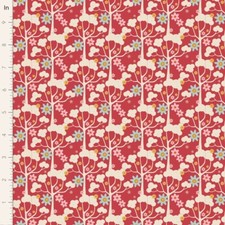 Tilda Jubilee Wildgarden Red