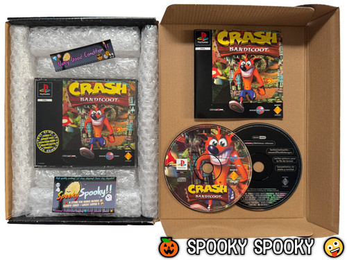 Crash bandicoot ps1 big box - big,