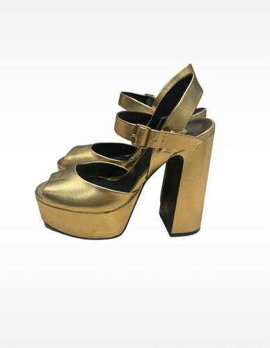 Zara ladies gold - zara, platform