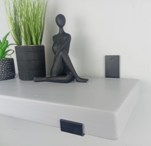 Rustic chunky wooden shelf - rustic,