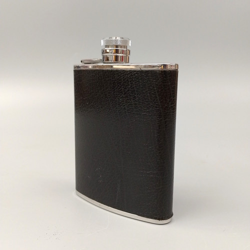 Vintage hip flask 6oz - flask,
