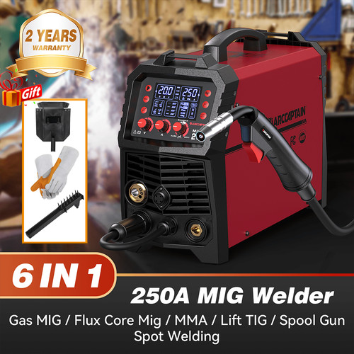 Arccaptain mig250 250amp - arccaptain,
