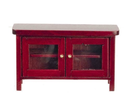 Dolls house modern - house, mahogany